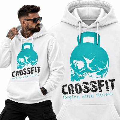 BLUZA Z KAPTUREM NA SIŁOWNIE CROSSFIT 2